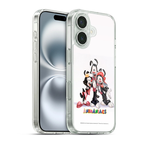 Animaniacs Graphics Formal Soft Gel Case for Apple iPhone 16 & MagSafe