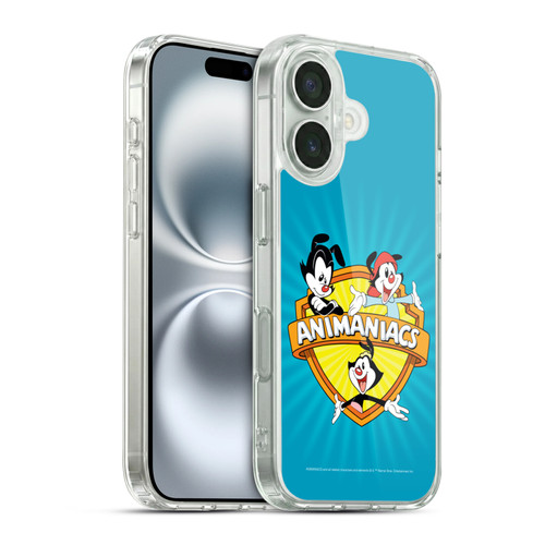 Animaniacs Graphics Logo Soft Gel Case for Apple iPhone 16 & MagSafe