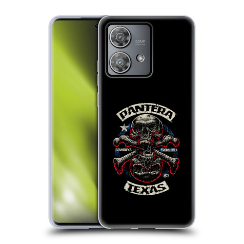 Pantera Art Double Cross Soft Gel Case for Motorola Edge 40 Neo 5G
