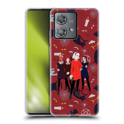 Chilling Adventures of Sabrina Graphics Witch Posey Soft Gel Case for Motorola Edge 40 Neo 5G