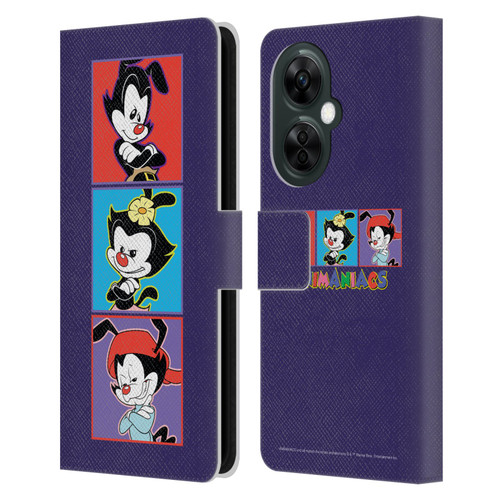 Animaniacs Graphics Tiles Leather Book Wallet Case Cover For OnePlus Nord CE 3 Lite 5G