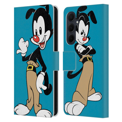 Animaniacs Graphics Yakko Leather Book Wallet Case Cover For Samsung Galaxy A35 5G