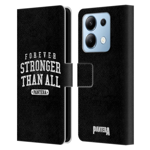 Pantera Art Stronger Than All Leather Book Wallet Case Cover For Xiaomi Redmi Note 13/13 Pro 5G