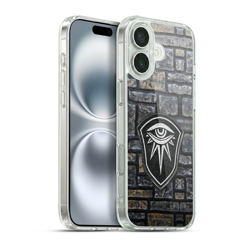 EA Bioware Dragon Age Inquisition Graphics Distressed Crest Soft Gel Case for Apple iPhone 16 Plus & MagSafe