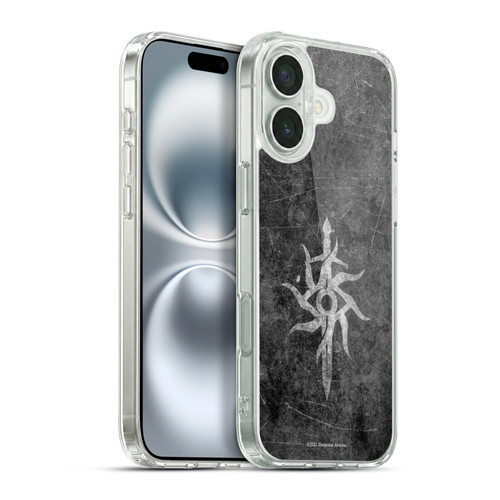 EA Bioware Dragon Age Inquisition Graphics Distressed Symbol Soft Gel Case for Apple iPhone 16 Plus & MagSafe