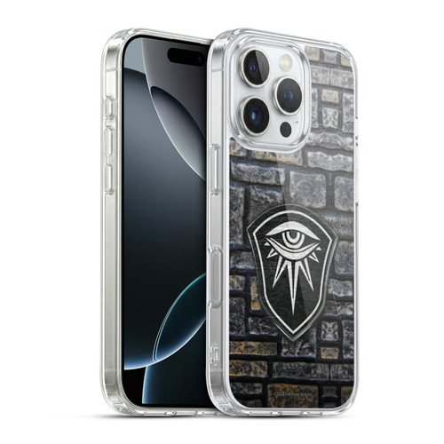 EA Bioware Dragon Age Inquisition Graphics Distressed Crest Soft Gel Case for Apple iPhone 16 Pro & MagSafe