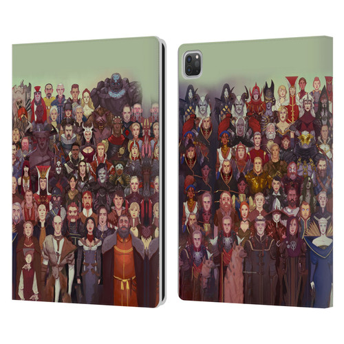 EA Bioware Dragon Age Inquisition Graphics Cast Of Thousands Leather Book Wallet Case Cover For Apple iPad Pro 13 M4 2024