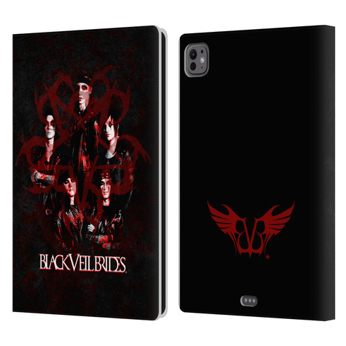 Black Veil Brides Band Members Group Leather Book Wallet Case Cover For Apple iPad Pro 11 M4 2024