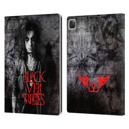 Black Veil Brides Band Members Jake Leather Book Wallet Case Cover For Apple iPad Pro 13 M4 2024