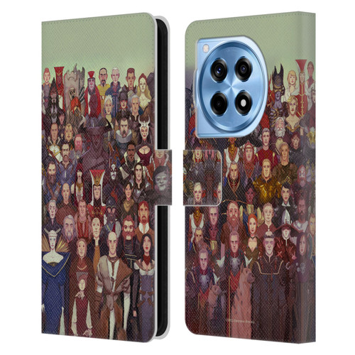 EA Bioware Dragon Age Inquisition Graphics Cast Of Thousands Leather Book Wallet Case Cover For OnePlus 12R