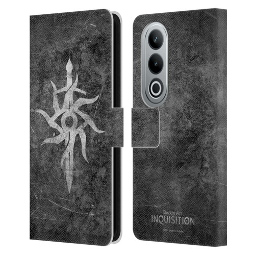 EA Bioware Dragon Age Inquisition Graphics Distressed Symbol Leather Book Wallet Case Cover For OPPO OnePlus Ace 3V 5G