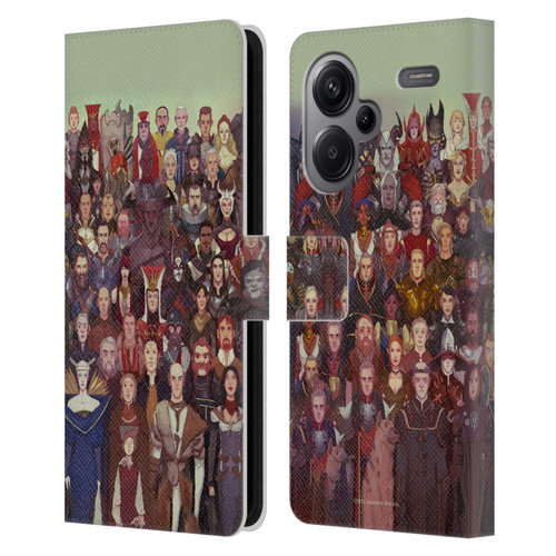 EA Bioware Dragon Age Inquisition Graphics Cast Of Thousands Leather Book Wallet Case Cover For Xiaomi Redmi Note 13 Pro Plus 5G