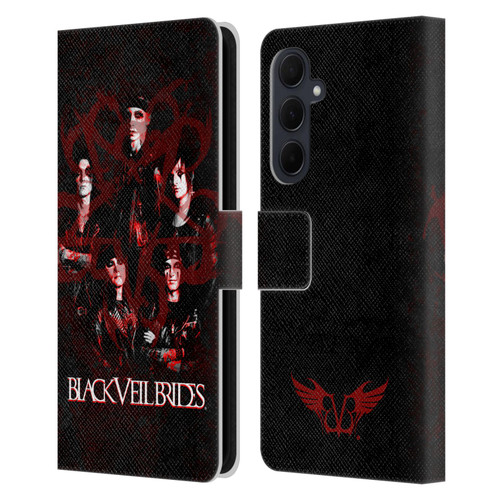 Black Veil Brides Band Members Group Leather Book Wallet Case Cover For Samsung Galaxy A35 5G