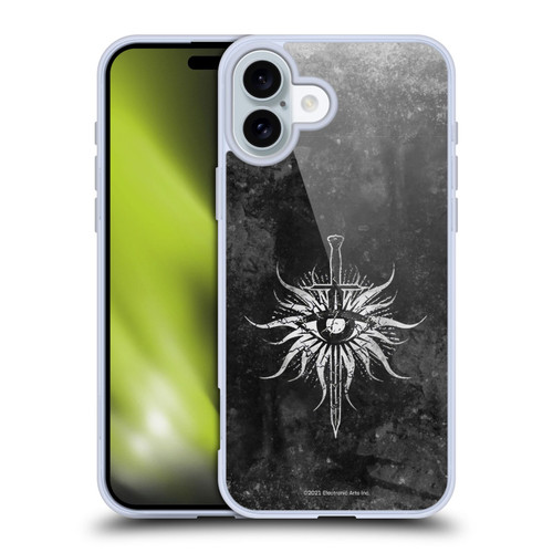EA Bioware Dragon Age Heraldry Inquisition Distressed Soft Gel Case for Apple iPhone 16 Plus