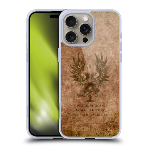 EA Bioware Dragon Age Heraldry Grey Wardens Distressed Soft Gel Case for Apple iPhone 16 Pro Max