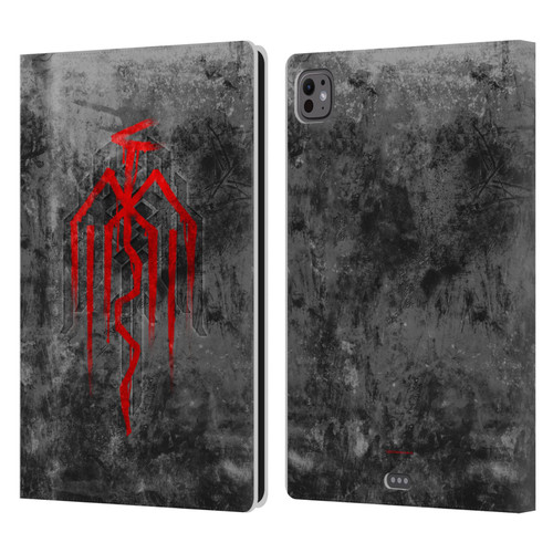 EA Bioware Dragon Age Heraldry City Of Chains Symbol Leather Book Wallet Case Cover For Apple iPad Pro 11 M4 2024
