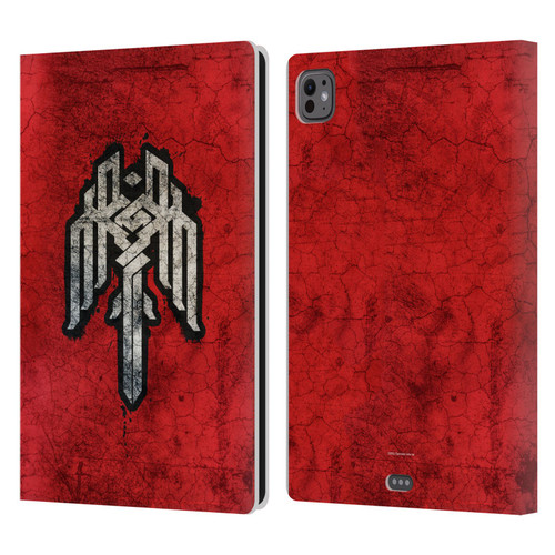EA Bioware Dragon Age Heraldry Kirkwall Symbol Leather Book Wallet Case Cover For Apple iPad Pro 11 M4 2024