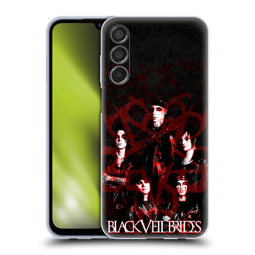 Black Veil Brides Band Members Group Soft Gel Case for Samsung Galaxy M15/F15 5G
