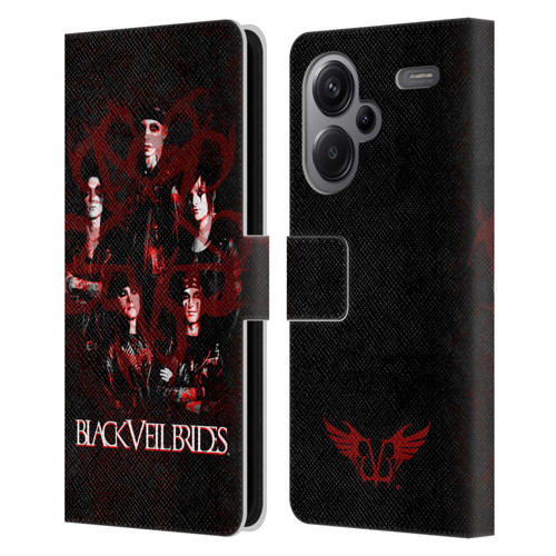 Black Veil Brides Band Members Group Leather Book Wallet Case Cover For Xiaomi Redmi Note 13 Pro Plus 5G