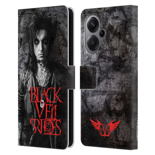 Black Veil Brides Band Members Jake Leather Book Wallet Case Cover For Xiaomi Redmi Note 13 Pro Plus 5G