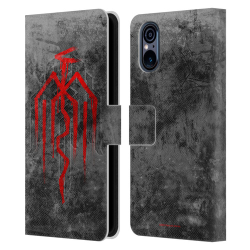 EA Bioware Dragon Age Heraldry City Of Chains Symbol Leather Book Wallet Case Cover For Sony Xperia 5 V 5G