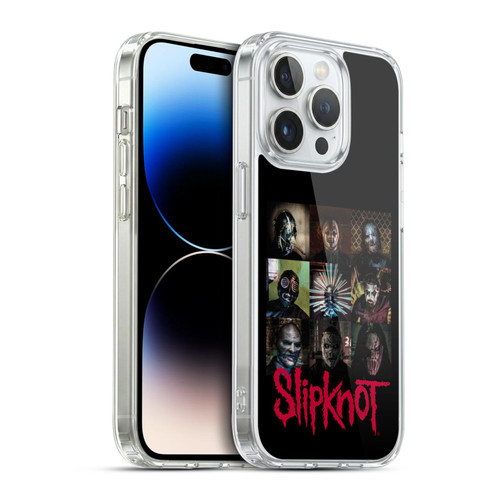 Slipknot Key Art Blocks Soft Gel Case for Apple iPhone 14 Pro