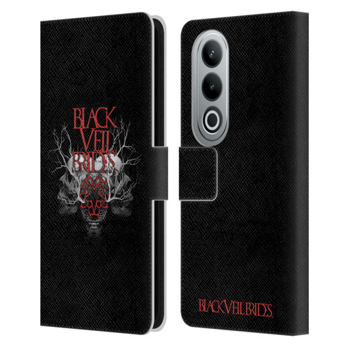 Black Veil Brides Band Art Skull Branches Leather Book Wallet Case Cover For OPPO OnePlus Ace 3V 5G