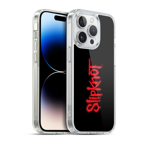 Slipknot Key Art Text Soft Gel Case for Apple iPhone 14 Pro