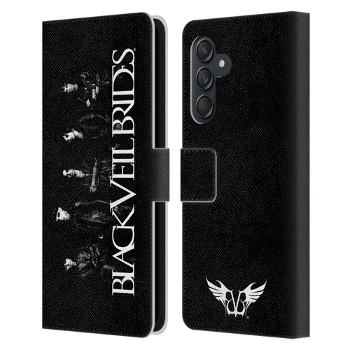 Black Veil Brides Band Art Band Photo Leather Book Wallet Case Cover For Samsung Galaxy M55 5G