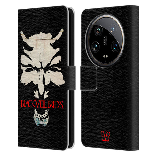 Black Veil Brides Band Art Devil Art Leather Book Wallet Case Cover For Xiaomi 14 Ultra