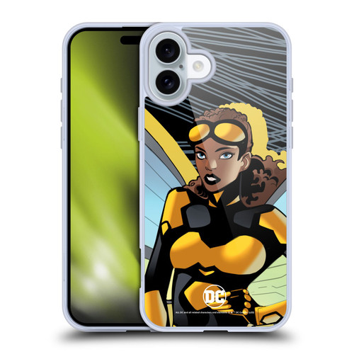 DC Women Core Compositions Bumblebee Soft Gel Case for Apple iPhone 16 Plus