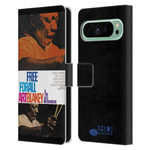 Blue Note Records Albums Art Blakey Free For All Leather Book Wallet Case Cover For Google Pixel 9 Pro XL
