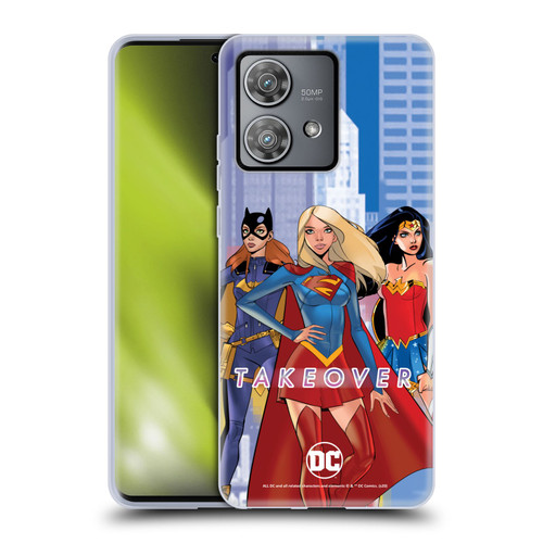 DC Women Core Compositions Girl Power Soft Gel Case for Motorola Edge 40 Neo 5G