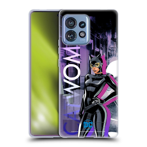 DC Women Core Compositions Catwoman Soft Gel Case for Motorola Moto Edge 40 Pro