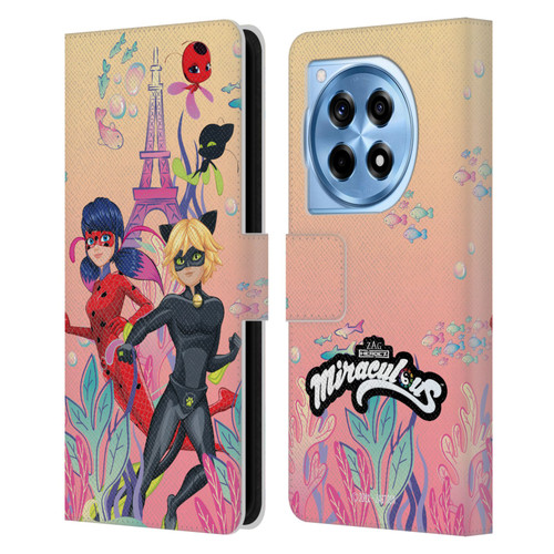 Miraculous Tales of Ladybug & Cat Noir Aqua Ladybug Aqua Power Leather Book Wallet Case Cover For OnePlus 12R