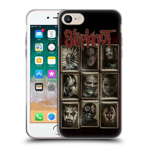 Slipknot Key Art Covered Faces Soft Gel Case for Apple iPhone 7 / 8 / SE 2020 & 2022