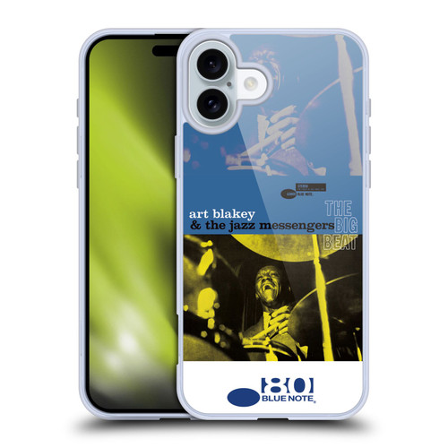 Blue Note Records Albums Art Blakey The Big Beat Soft Gel Case for Apple iPhone 16 Plus