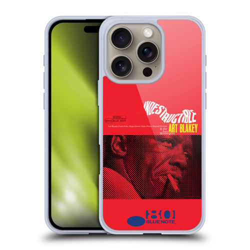 Blue Note Records Albums Art Blakey Indestructible Soft Gel Case for Apple iPhone 16 Pro