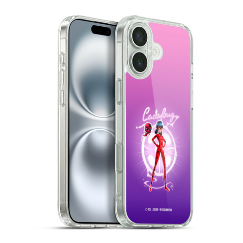 Miraculous Ladybug Graphics Ladybug Soft Gel Case for Apple iPhone 16 Plus & MagSafe