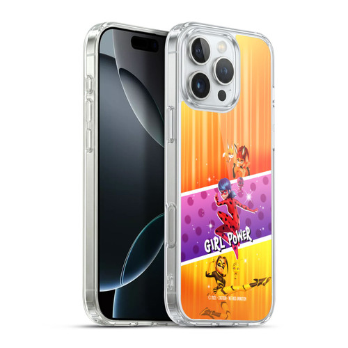 Miraculous Ladybug Graphics Girl Power Soft Gel Case for Apple iPhone 16 Pro Max & MagSafe