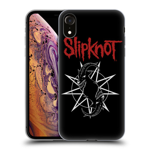 Slipknot Key Art Goat Logo Soft Gel Case for Apple iPhone XR