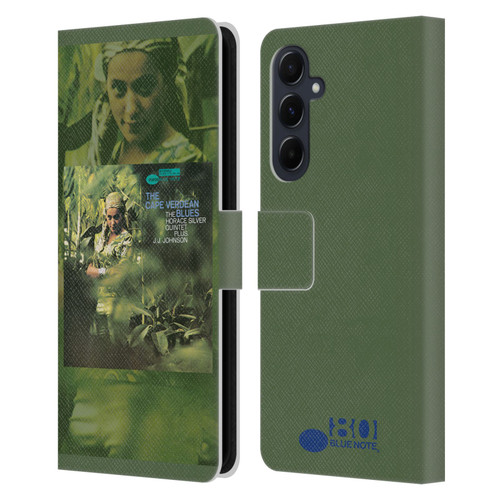 Blue Note Records Albums Horace Silver Cape Verdean Leather Book Wallet Case Cover For Samsung Galaxy A55 5G