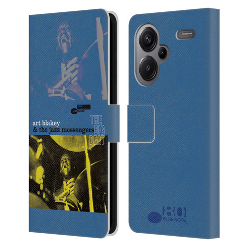 Blue Note Records Albums Art Blakey The Big Beat Leather Book Wallet Case Cover For Xiaomi Redmi Note 13 Pro Plus 5G