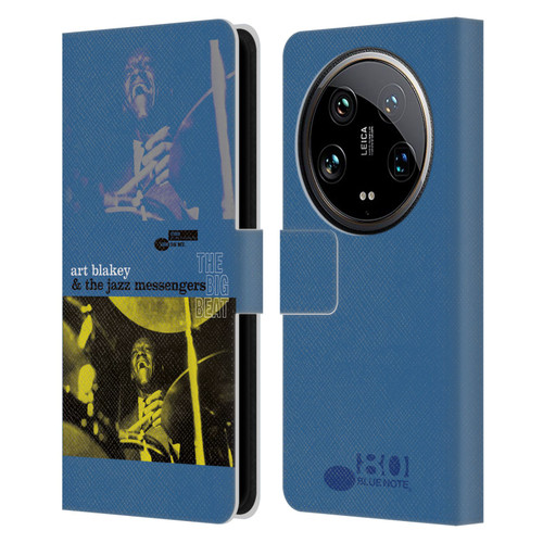 Blue Note Records Albums Art Blakey The Big Beat Leather Book Wallet Case Cover For Xiaomi 14 Ultra