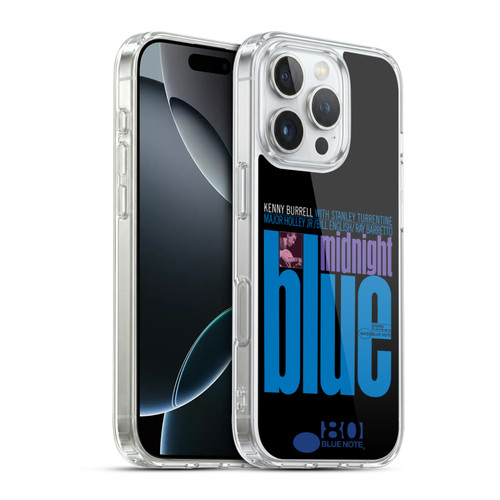 Blue Note Records Albums 2 Kenny Burell Midnight Blue Soft Gel Case for Apple iPhone 16 Pro & MagSafe