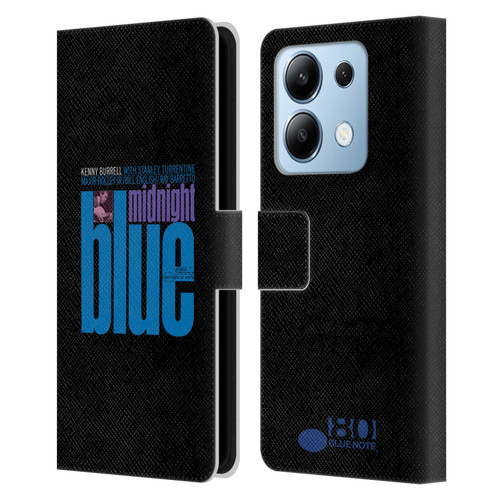 Blue Note Records Albums 2 Kenny Burell Midnight Blue Leather Book Wallet Case Cover For Xiaomi Redmi Note 13/13 Pro 5G