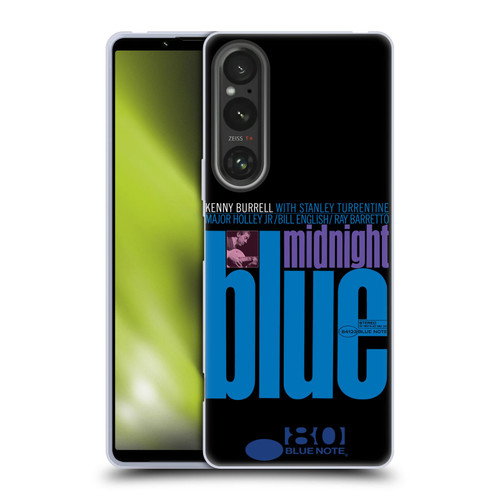 Blue Note Records Albums 2 Kenny Burell Midnight Blue Soft Gel Case for Sony Xperia 1 V 5G