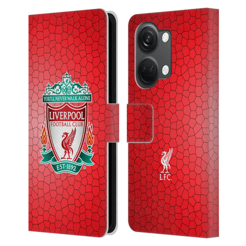 Liverpool Football Club Crest 2 Red Pixel 1 Leather Book Wallet Case Cover For OnePlus Nord 3 5G