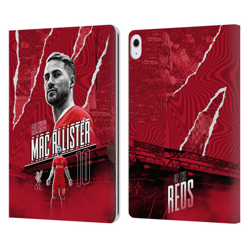 Liverpool Football Club 2023/24 First Team Alexis Mac Allister Leather Book Wallet Case Cover For Apple iPad Air 13 2024