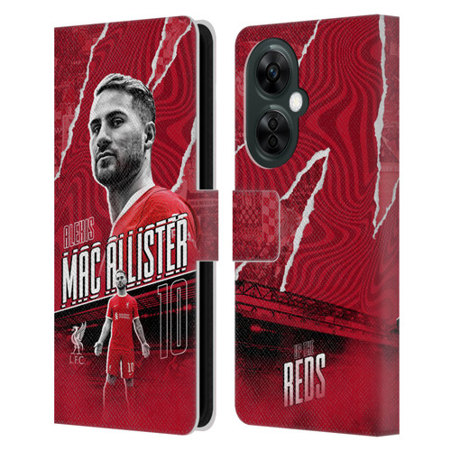 Liverpool Football Club 2023/24 First Team Alexis Mac Allister Leather Book Wallet Case Cover For OnePlus Nord CE 3 Lite 5G